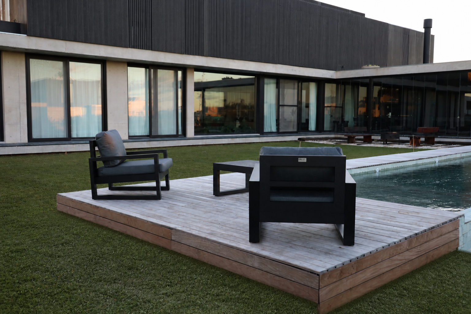 Juego de living exterior Alucraft